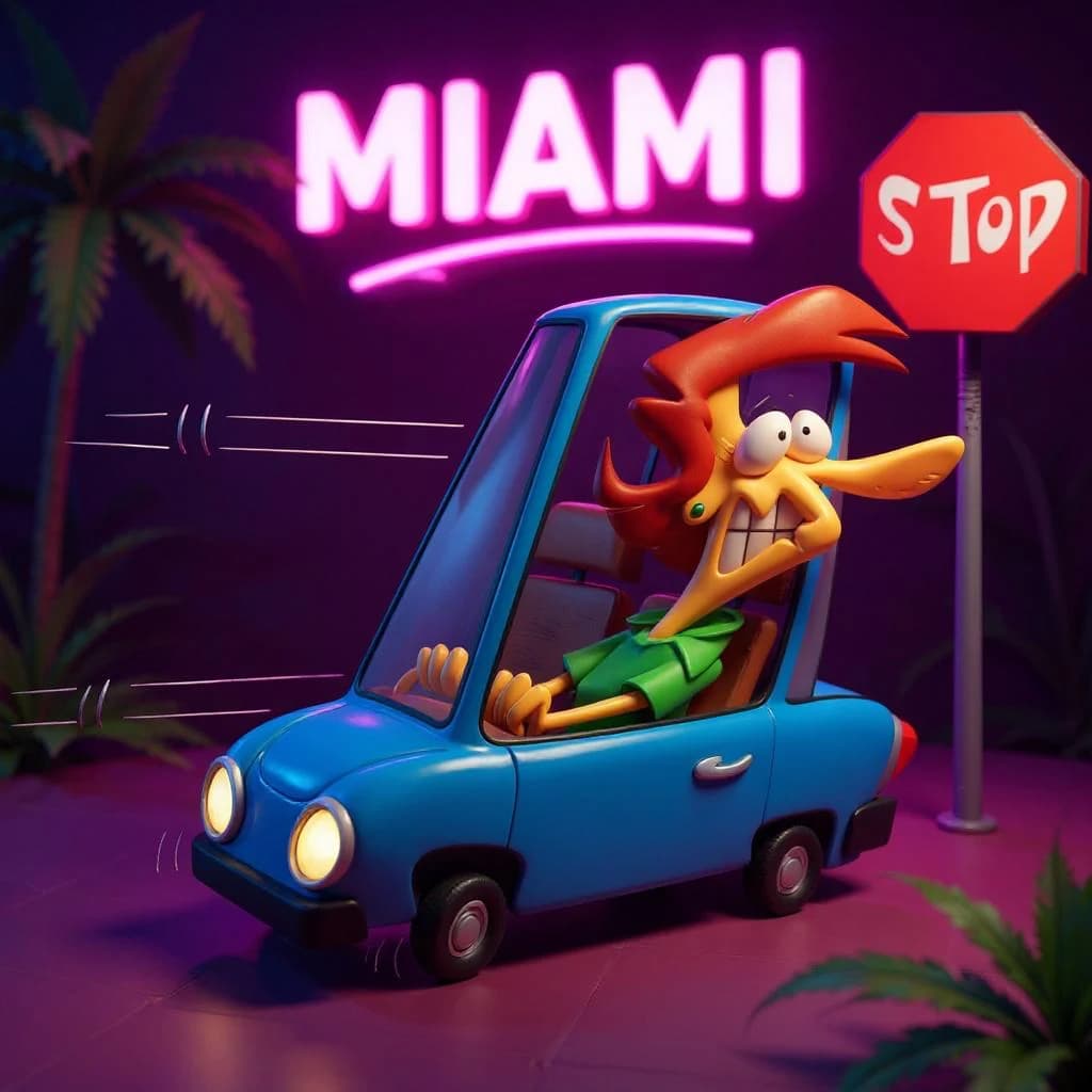 Stop sign violation defense Miami
